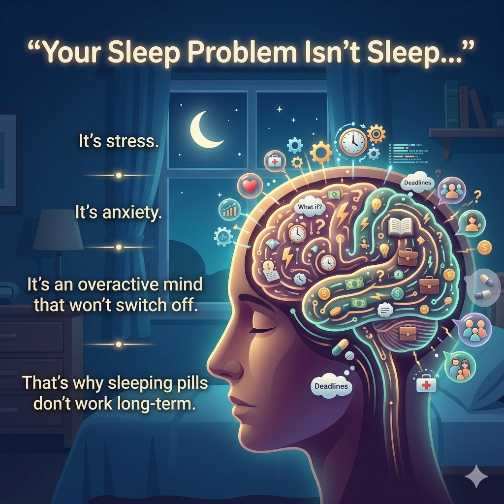 Rawleaf Sleepdip Capsule – Fall Asleep Faster Tonight | Natural Sleep Aid for Stress, Anxiety & Overthinking | Deep Sleep Support | No Grogginess, No Dependency | Natural Formula (30 Capsules)